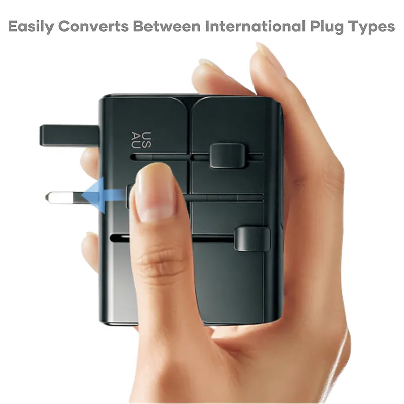 MaxPower TP02 65W GaN All-in-One Travel Adapter