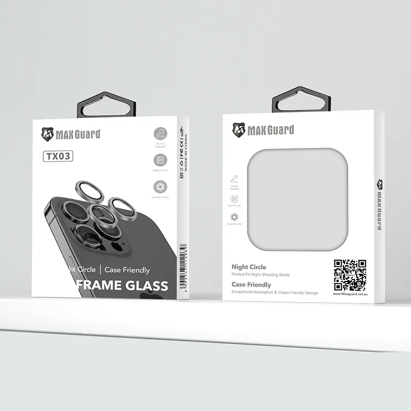 Alloy glass lens film camera screen protector for iPhone TX03