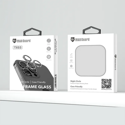 Alloy glass lens film camera screen protector for iPhone TX03