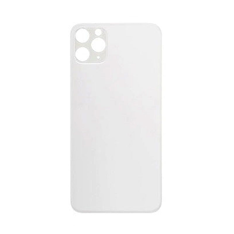 Back Glass White No Logo for iPhone 11Pro (Aftermarket Premium)