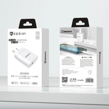 Maxguard PD 25W charger WT25WAC (support super fast changing)