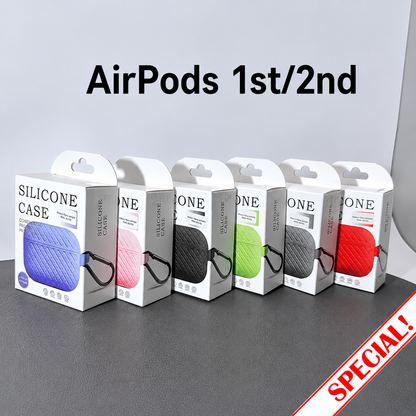Silicone Grip pattern Case for Airpods 1st/2nd Gen
