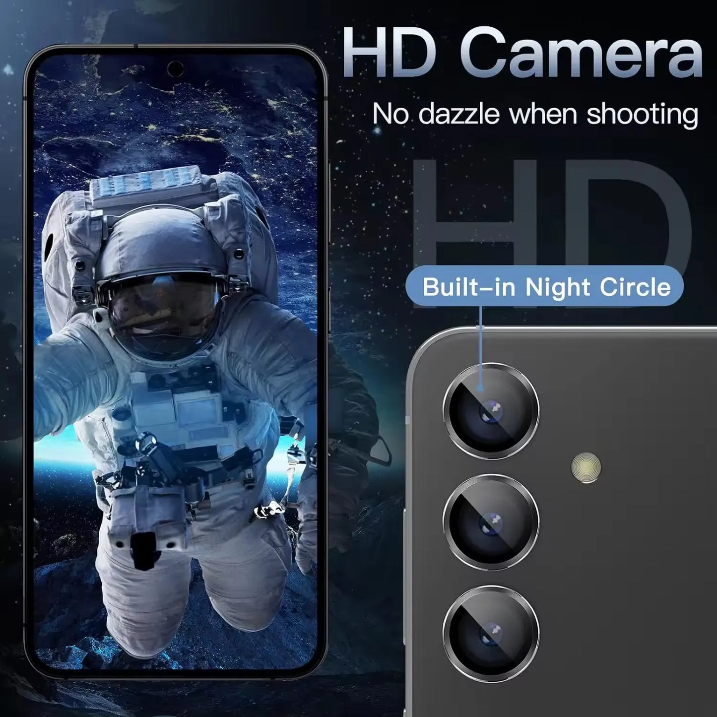 Alloy Lens shield camera ring screen protector for Samsung - View 4