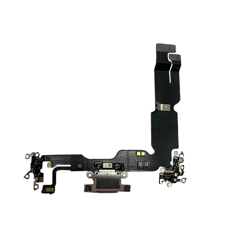 IPHONE 15PLUS CHARGING PORT FLEX BLACK