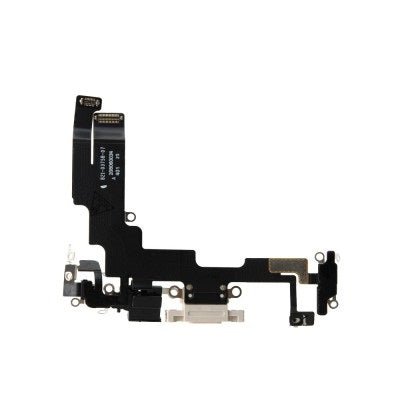Charging Port Flex White For iPhone 14