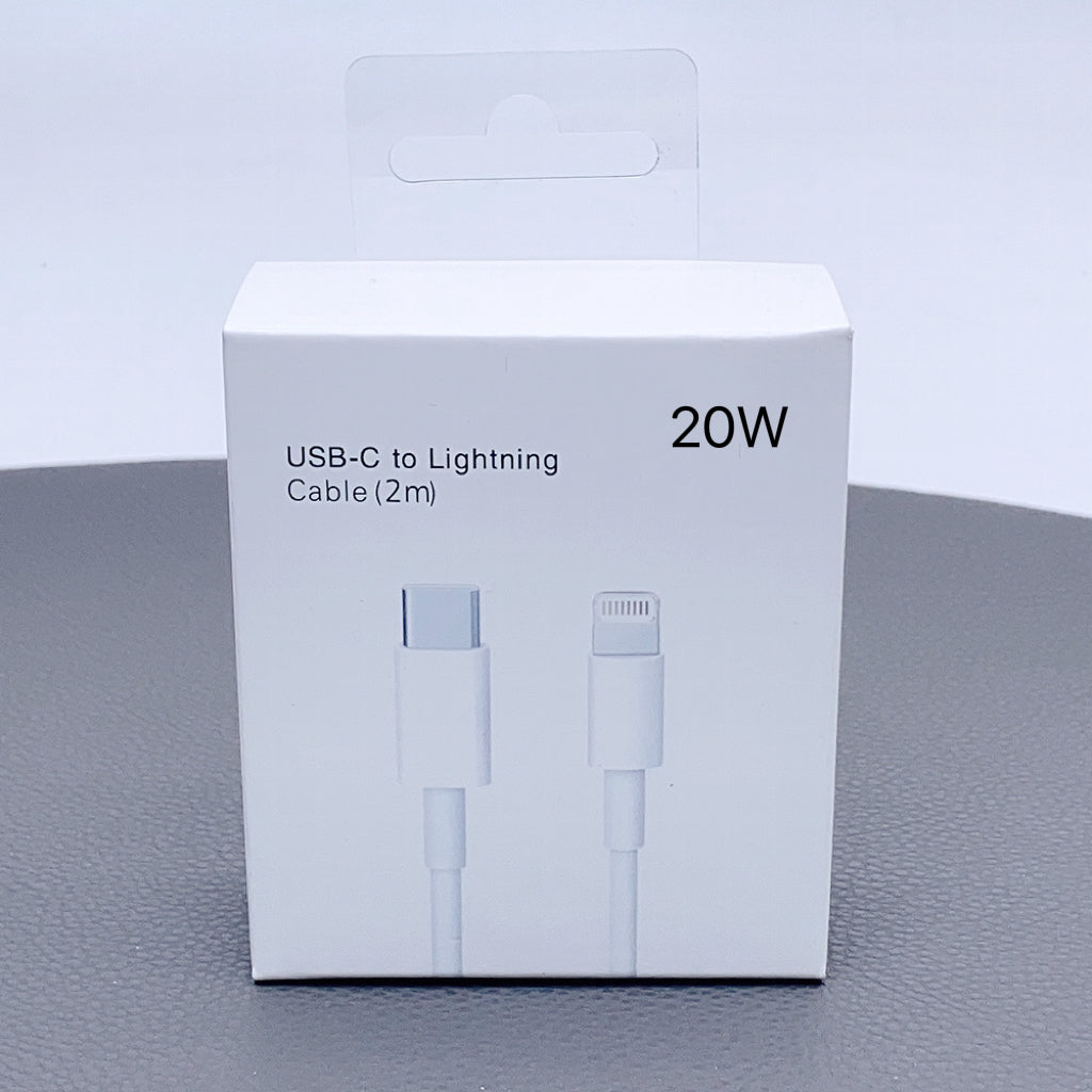 2m USB-C to Lightning Cable (20W) - Main product image