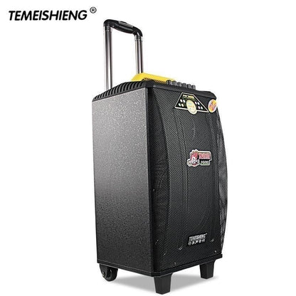 Temeisheng Portable Powered Trolley Speaker Qx-1214