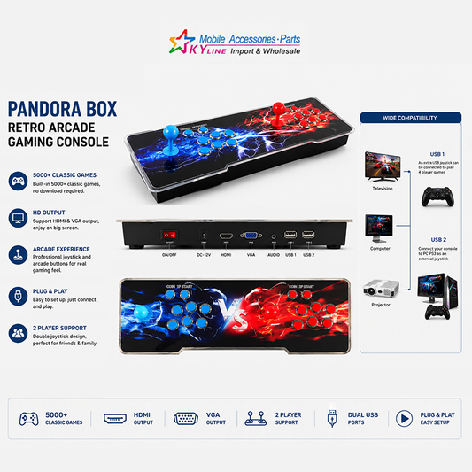 Pandora Box Retro Arcade Gaming Console