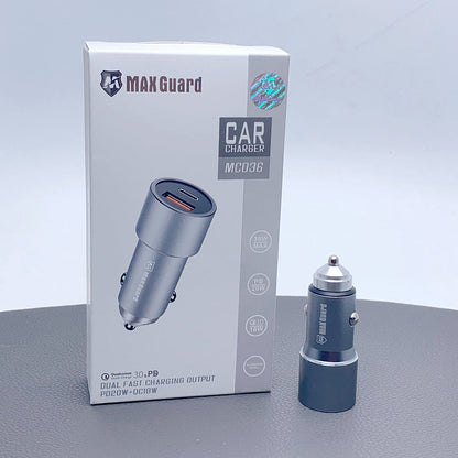 Maxguard 38W UAB A+C car charger MC036