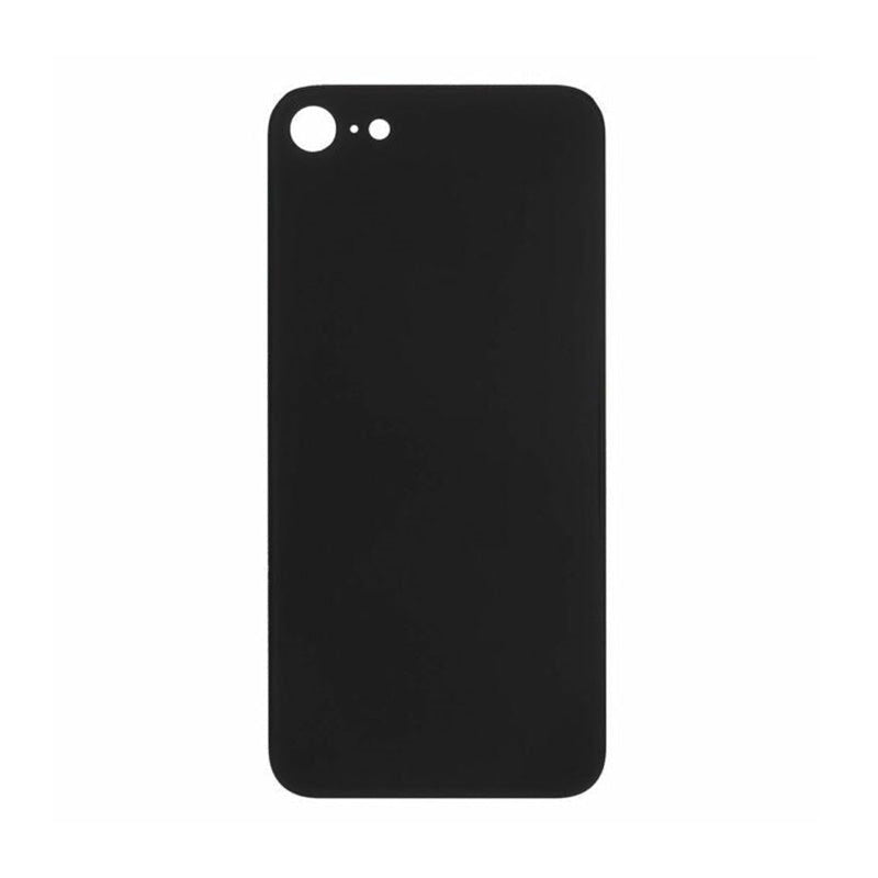 Back Glass Black No Logo for iPhone 8Plus (Aftermarket Premium) - Wholesale phone repair part from Skyline Mobile NZ