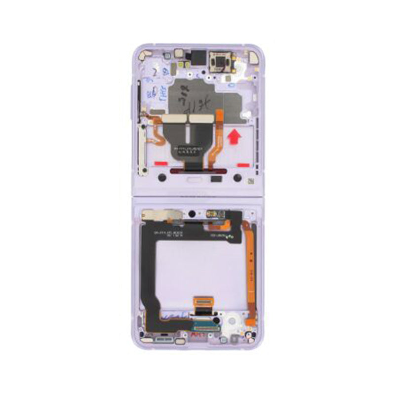 SAMSUNG Z FLIP 3 5G F711 INNER SCREEN PURPLE (PULLED)