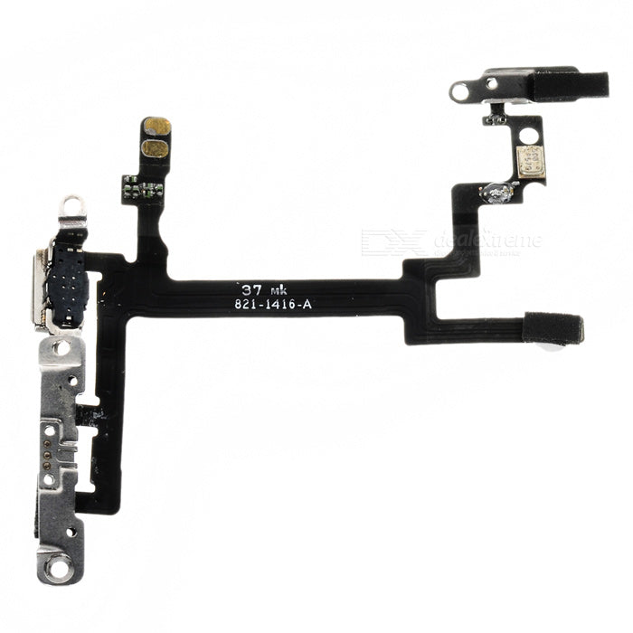 Power On Off Flex with Metal Bracket for iPhone 5G