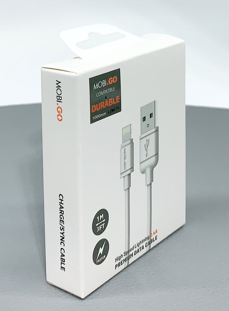 Mobigo 1m USB-A to Lightning cable 201L