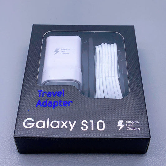Samsung travel charger with USB-A to C combo S10
