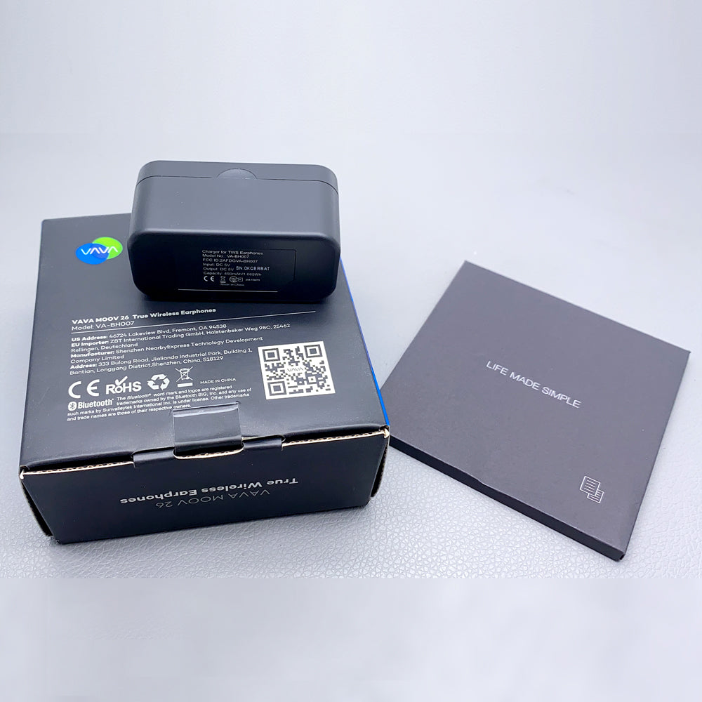VAVA moov 26 true wireless bluetooth earphones VA-BH007