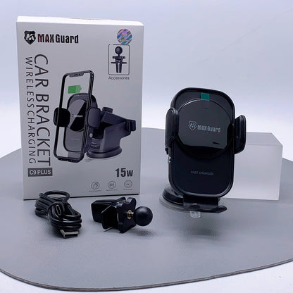 Maxguard 15W wireless charger car bracket holder C9 Plus