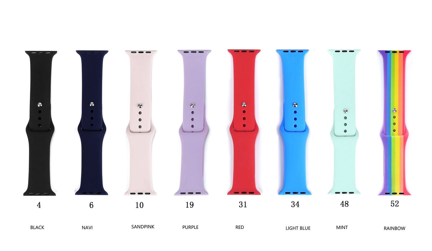 One-Color TPU Band For Apple Watch