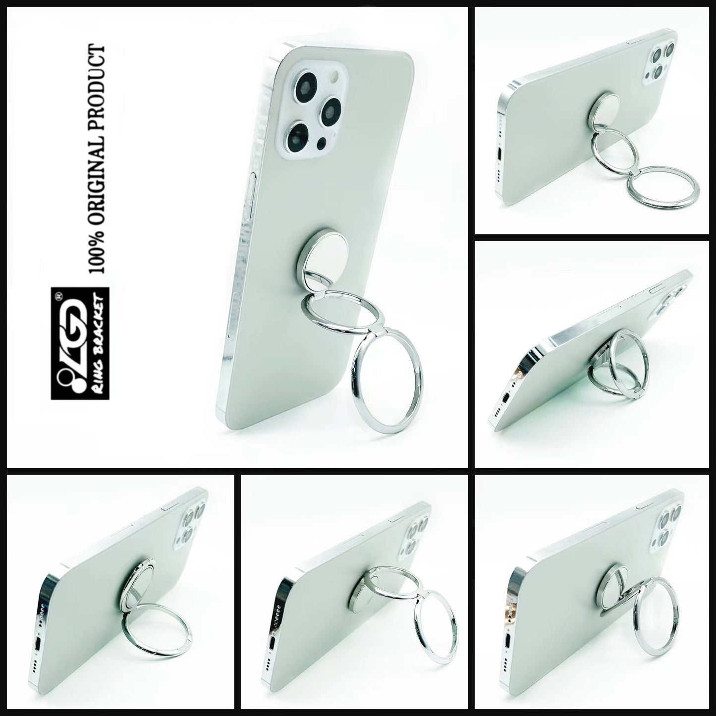 LGD 360 rotation green box double ring holder