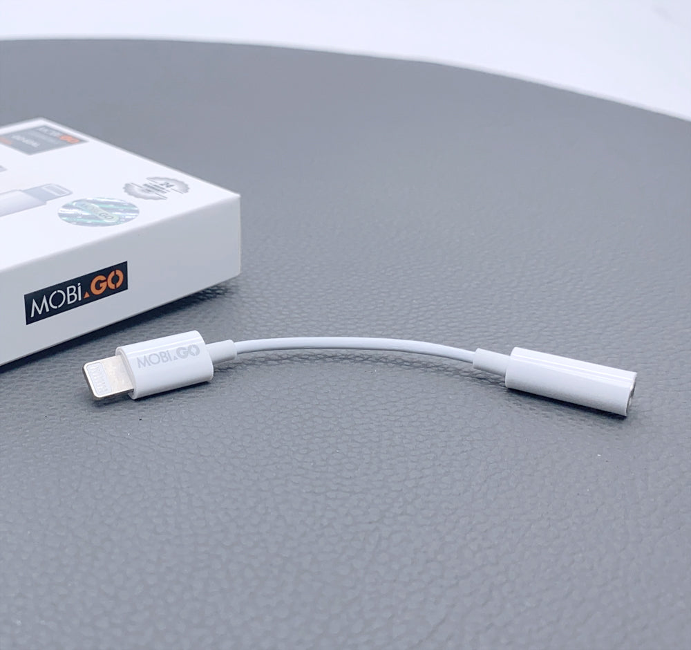 Mobigo Lightning to 3.5mm Aux Headphone Adapter GO62AL