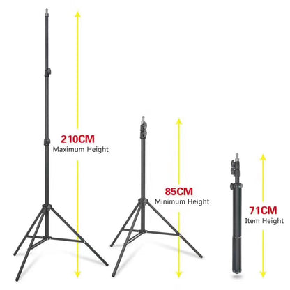 2.1m Heavy duty ring light tripod 8806/8809 - View 9