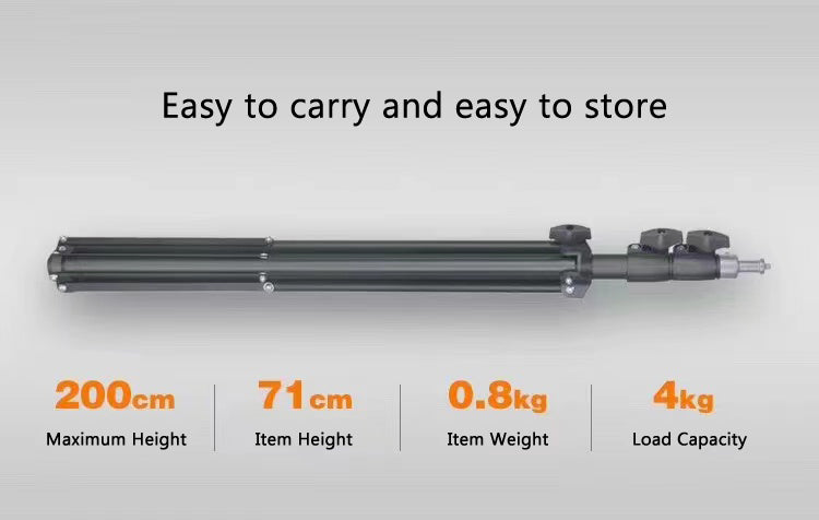 2.1m Heavy duty ring light tripod 8806/8809 - View 8