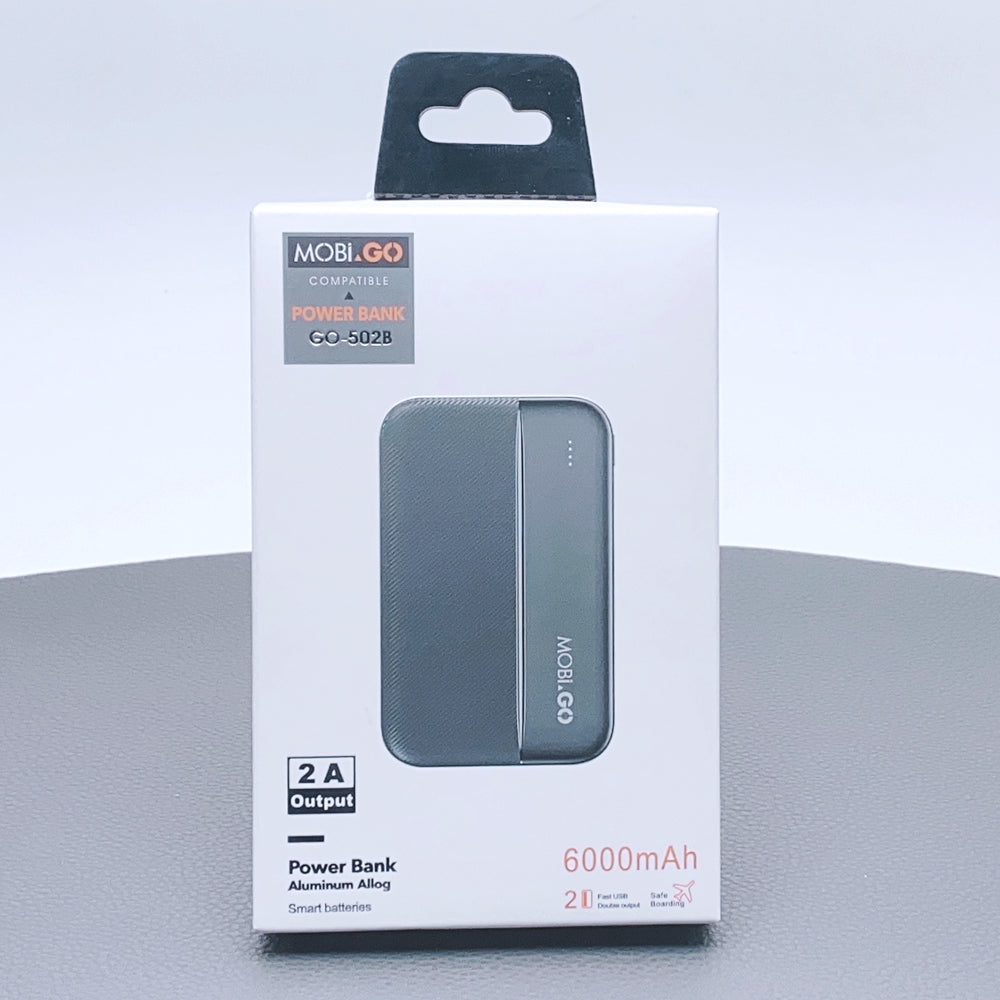 Mobigo 6000 mah power bank GO502B