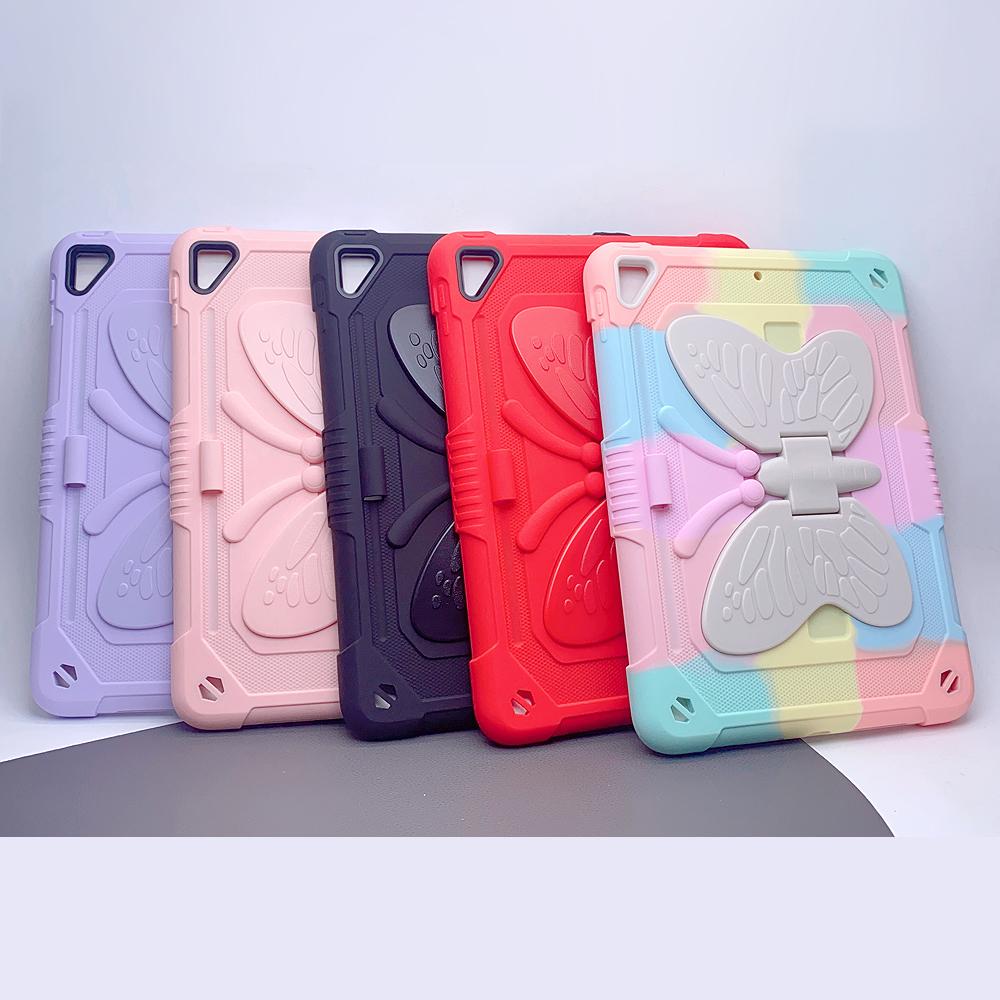 iPad new 9.7 /Air 2 / iPad 6 butterfly penslot stand case