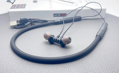 Mobigo Magnetic Neckband Wireless Bluetooth Earphones GO63B