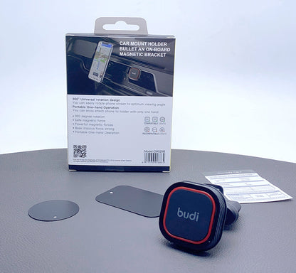 Budi MagFit 360 Rotation Car Mount Holder CM529B