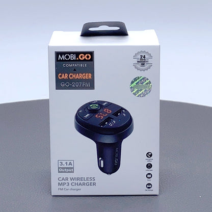Mobigo 3.1A Bluetooth FM Transmitter GO207FM