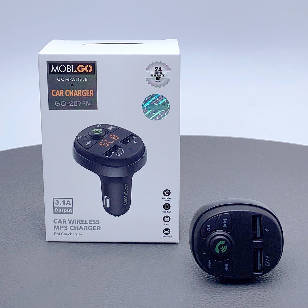 Mobigo 3.1A Bluetooth FM Transmitter GO207FM