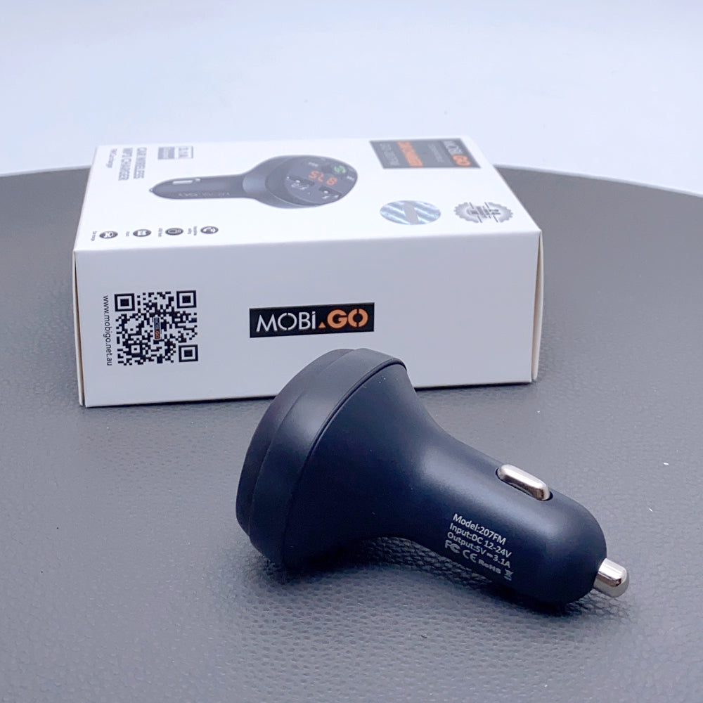 Mobigo 3.1A Bluetooth FM Transmitter GO207FM