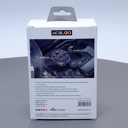 Mobigo 3.1A Bluetooth FM Transmitter GO207FM