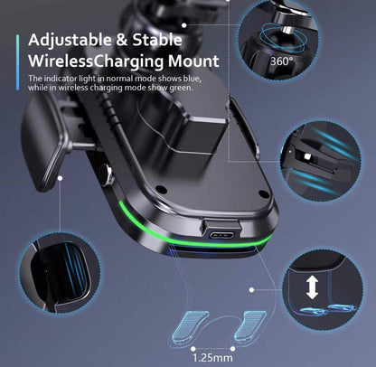 Maxguard 15W wireless charger car bracket holder C9 Plus