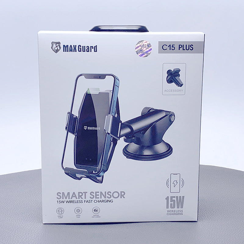 Maxguard 15W wireless charger car holder C15 Plus