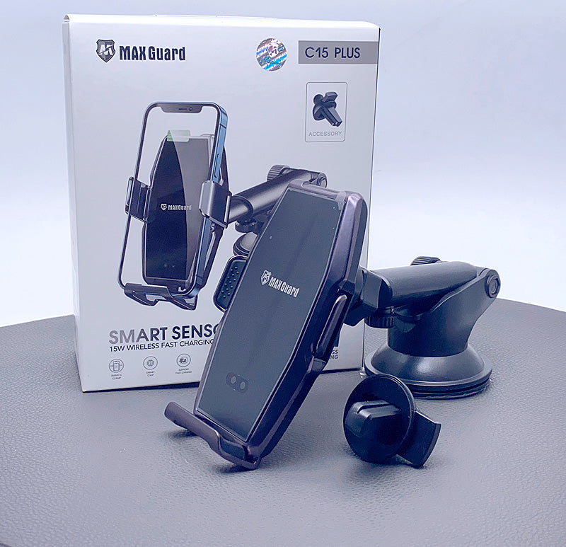 Maxguard 15W wireless charger car holder C15 Plus