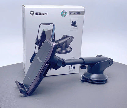 Maxguard 15W wireless charger car holder C15 Plus