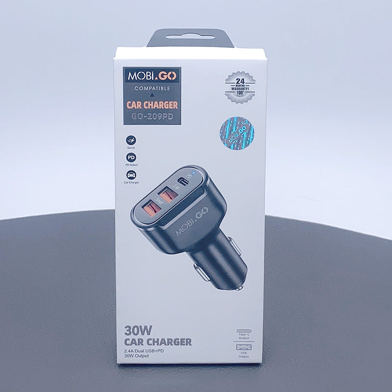 Mobigo 20W 2 UAB A+C car charger GO209PD