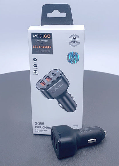 Mobigo 20W 2 UAB A+C car charger GO209PD
