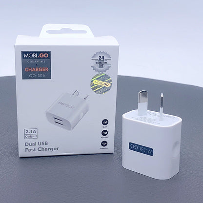 Mobigo 2.1A  wall charger GO306