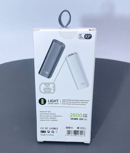 King 2600 mah power bank KP026 / KL26