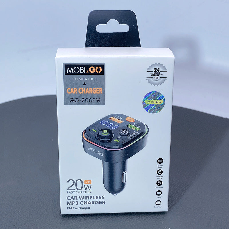 Mobigo PD 20W Bluetooth FM Transmitter GO208FM