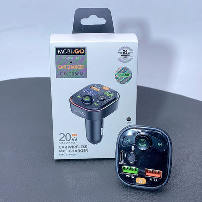 Mobigo PD 20W Bluetooth FM Transmitter GO208FM