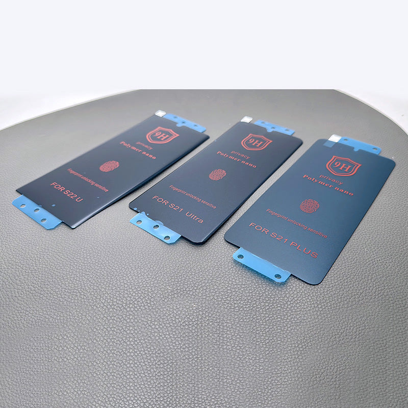 (Privacy) polymer nano screen protector for Samsung (NON-glass) - Main product image