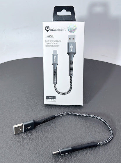 Maxguard 25cm USB A To Type-C cable M40C