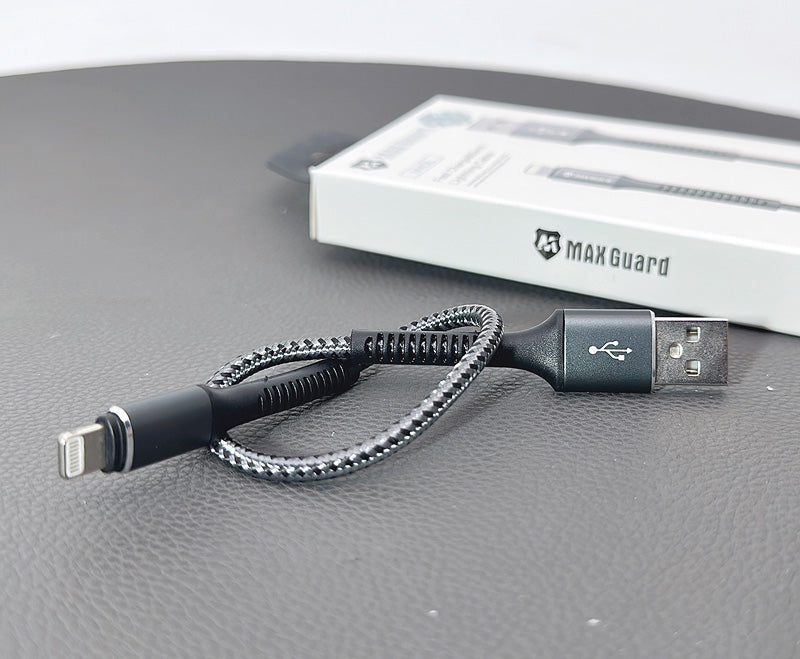 Maxguard 25cm USB-A to Lightning cable M40L