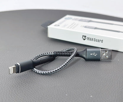 Maxguard 25cm USB-A to Lightning cable M40L