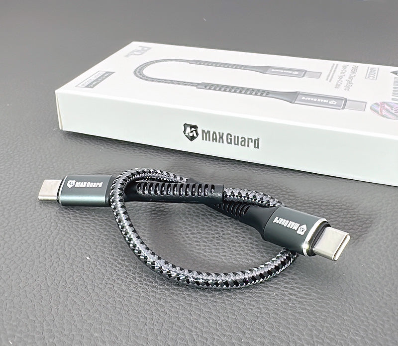 Maxguard 25cm 65W Type-C to C cable M40CC