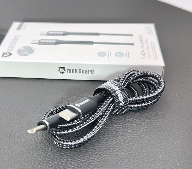 Maxguard 1m 65W Type-C to C cable M41CC