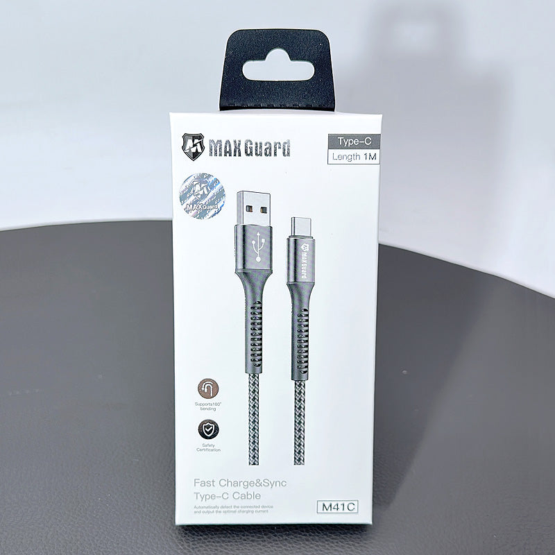 Maxguard 1m USB A To Type-C cable M41C